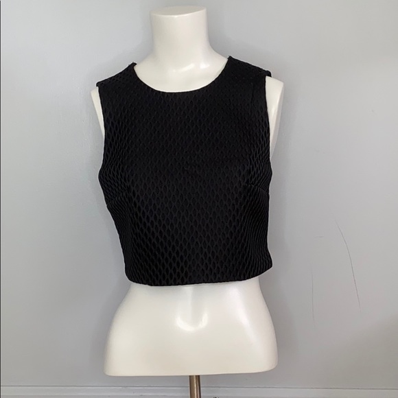 Express Tops - Express Honeycomb Crop Top